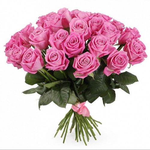 Заказать букет из 35-ти розовых роз с доставкой по Аметьево